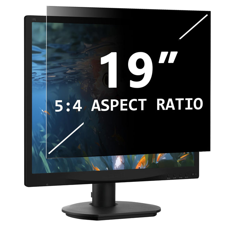 PYS 19 Zoll Blickschutzfolie für Computer Monitor 5:4 Seitenverhältnis Blendfrei Anti-Blaulicht Anti