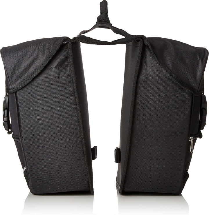 Haberland Fahrradtasche Doppeltasche Einsteiger-Serie Schwarz, Schwarz