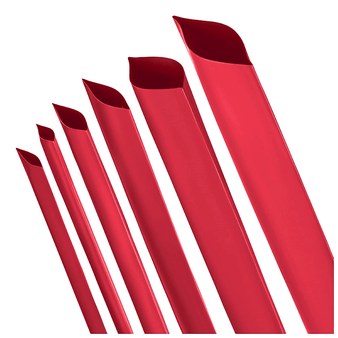 ISOLATECH Schrumpfschlauch Meterware rot ohne Kleber Ø 100mm 10 Meter Schrumpfverhältnis 2:1 Set Pol