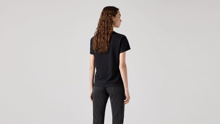 Levi's Damen Perfect Tee T-Shirt XXS Mineral Black, XXS Mineral Black
