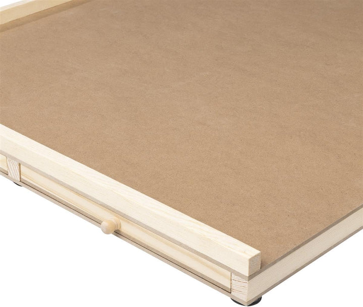 Bambelaa! Puzzletisch 1000 Teile mit 4 Schubladen Drehbares Puzzlebrett Tragbarer Puzzle Tisch für E