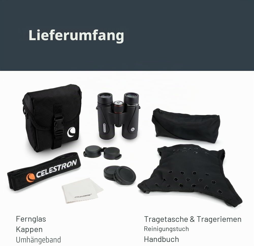Celestron Trailseeker ED 10x42 Fernglas, TrailSeeker ED 10X42 Fernglas