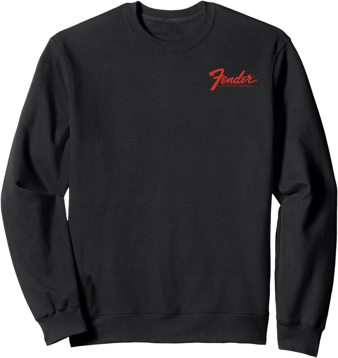 Fender Vintage Guitar Pocket Logo Design Sweatshirt