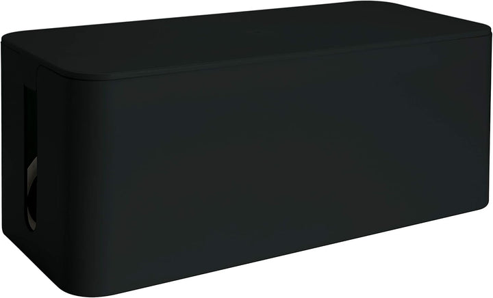 MediaRange Kabelbox, gross, 405x133x155mm, schwarz, gross