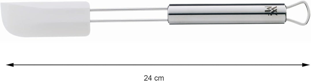 WMF Profi Plus Teigschaber 24 x 3 cm, Cromargan Edelstahl teilmattiert, Silikon, spülmaschinengeeign