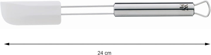 WMF Profi Plus Teigschaber 24 x 3 cm, Cromargan Edelstahl teilmattiert, Silikon, spülmaschinengeeign