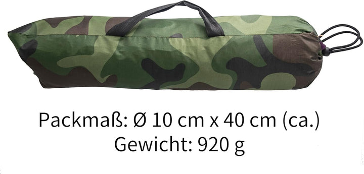 Campingzelt Leichtes Rucksackzelt Tarnmuster Outdoor-Ausrüstung für Camping, Wandern und Radtouren –