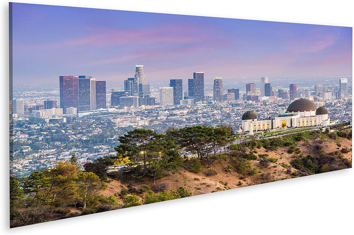 islandburner Bild auf Leinwand Los Angeles Kalifornien Usa Skyline Griffith Park Bilder Wandbilder P