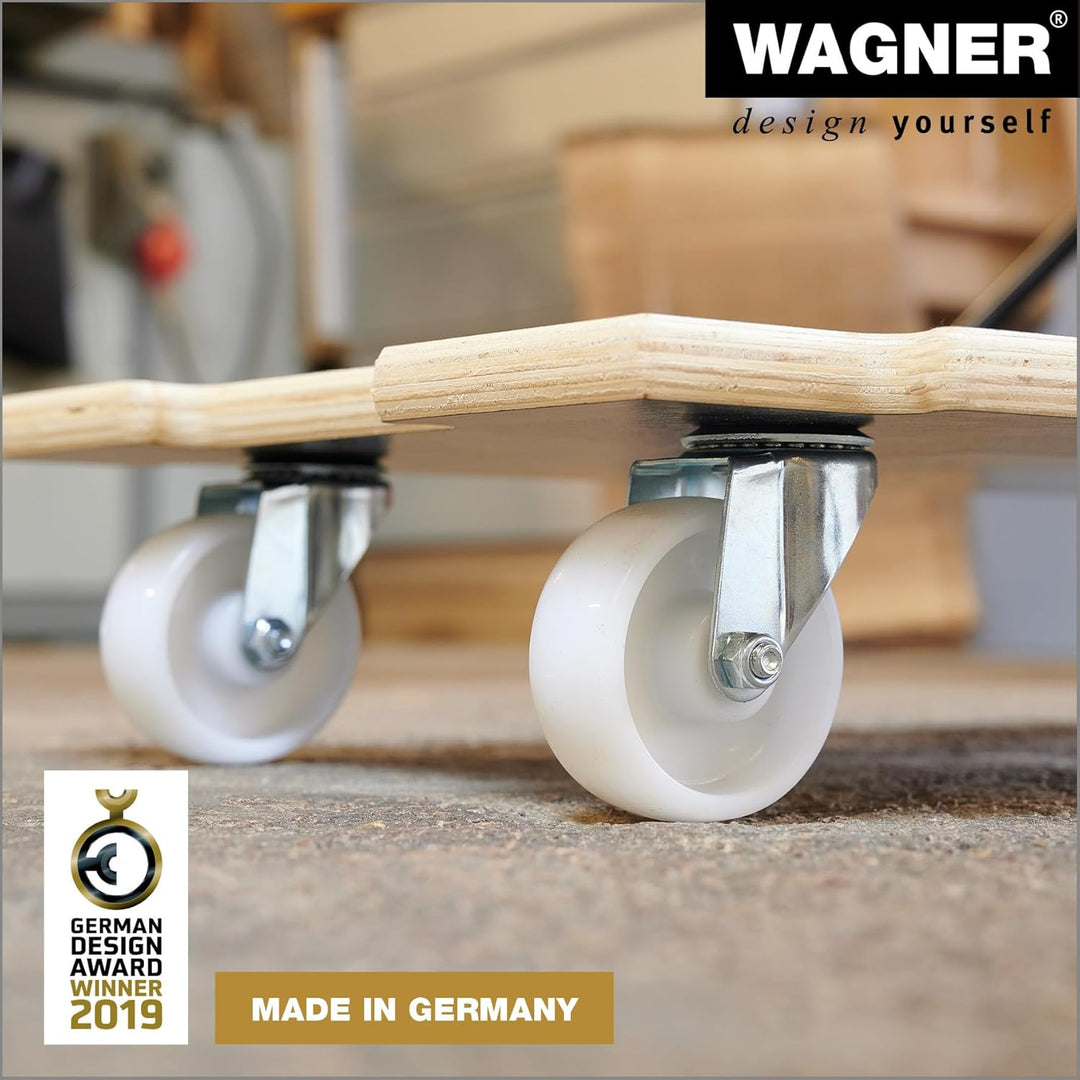 WAGNER Transportroller Transporthilfe I Schichtholz mit Grip 59 x 39 x 11 cm, Tragkraft 250 kg I Möb