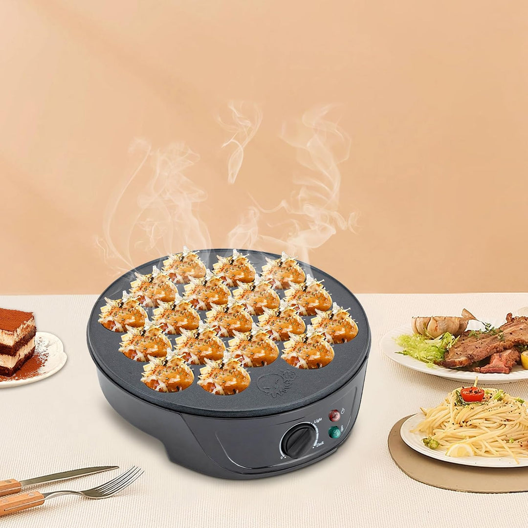 Hersteller Takoyaki 750W, Elektrische Maschine 18-Loch für Takoyaki Bälle, Takoyaki Grill Tablett, K