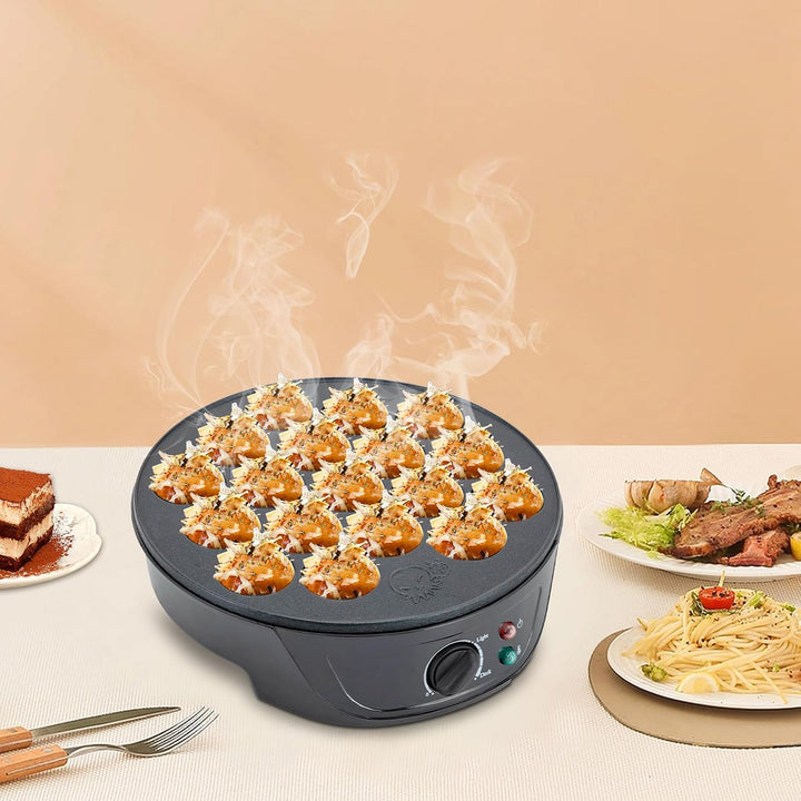 Hersteller Takoyaki 750W, Elektrische Maschine 18-Loch für Takoyaki Bälle, Takoyaki Grill Tablett, K