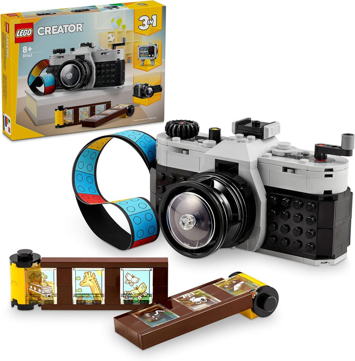 LEGO Creator 3in1 Rollschuh Spielzeug für Mädchen und Jungen & Creator 3in1 Retro Kamera Spielzeug m