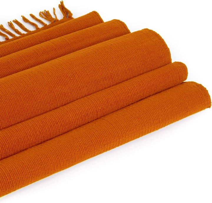 Yoga Studio Bio Yogamatte Teppich - 196cm x 70cm Yoga Teppich mit Quasten Baumwolle Yoga Teppich für
