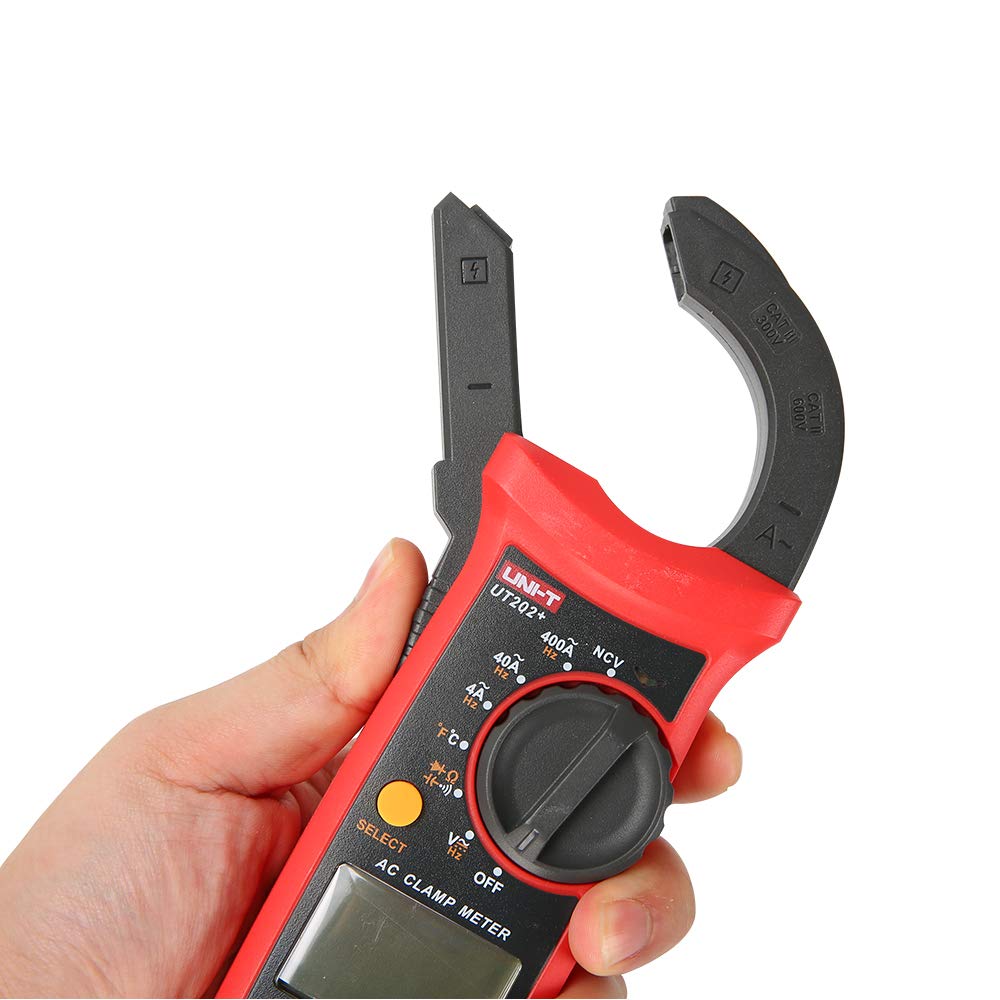UNI-T UT202+ Multimeter Auto Range True RMS Clamp Meter with LCD Display Strommesszange