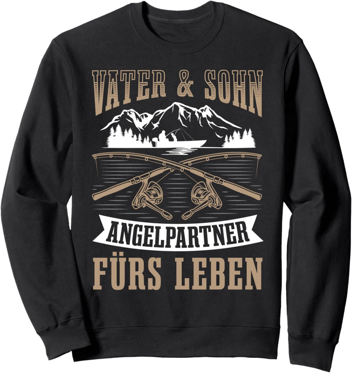 Vater und Sohn Angelpartner fürs Leben Mann Carp Fishing Sweatshirt