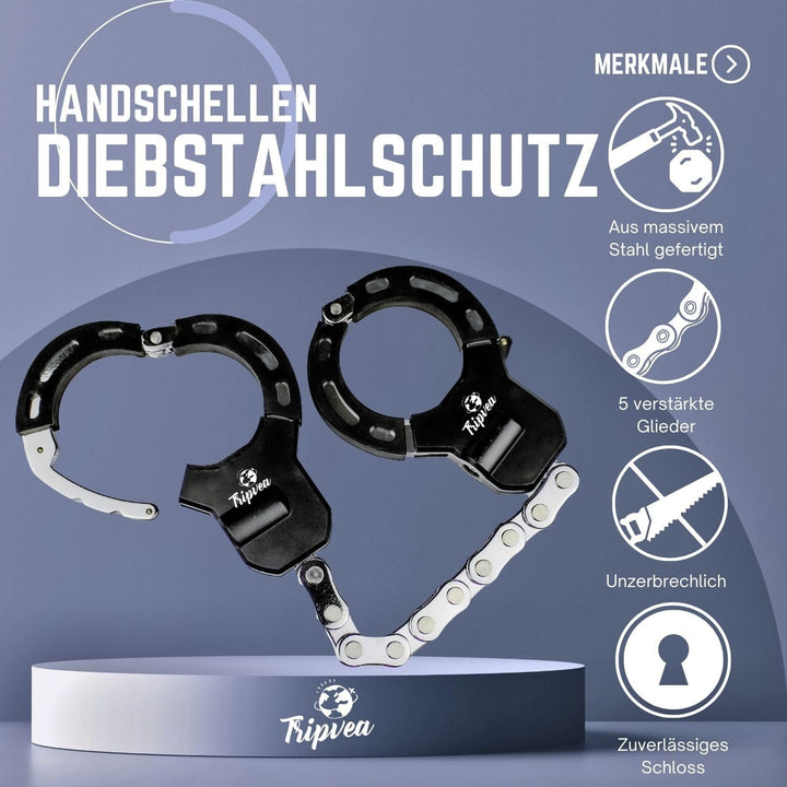 Diebstahlsicherung für Elektroroller, Fahrrad, Kinderwagen, widerstandsfähiges Vorhängeschloss, Dieb