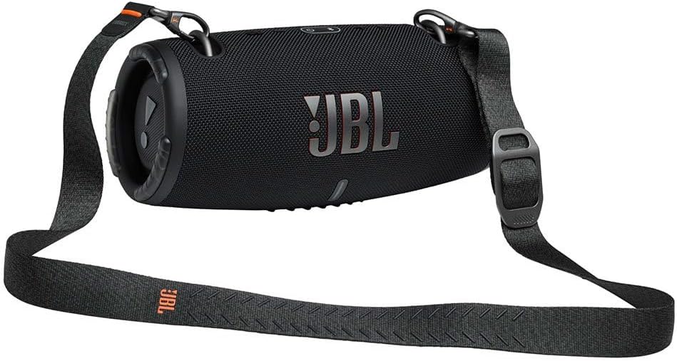 JBL Xtreme 3 Musikbox in Schwarz – Wasserdichter, portabler Stereo Bluetooth Speaker mit integrierte