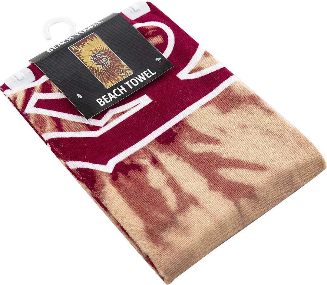 Northwest Unisex-Erwachsene Strandtuch Florida State Seminoles 30" x 60" Psychedelisch, Florida Stat
