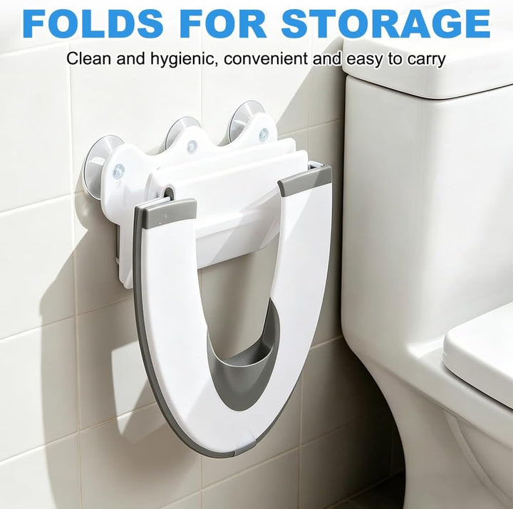 Faltbarer Toilettensitz Kinder, Tragbarer WC Sitz Kinder, Anti-Rutsch Toilettenaufsatz kinder Toilet