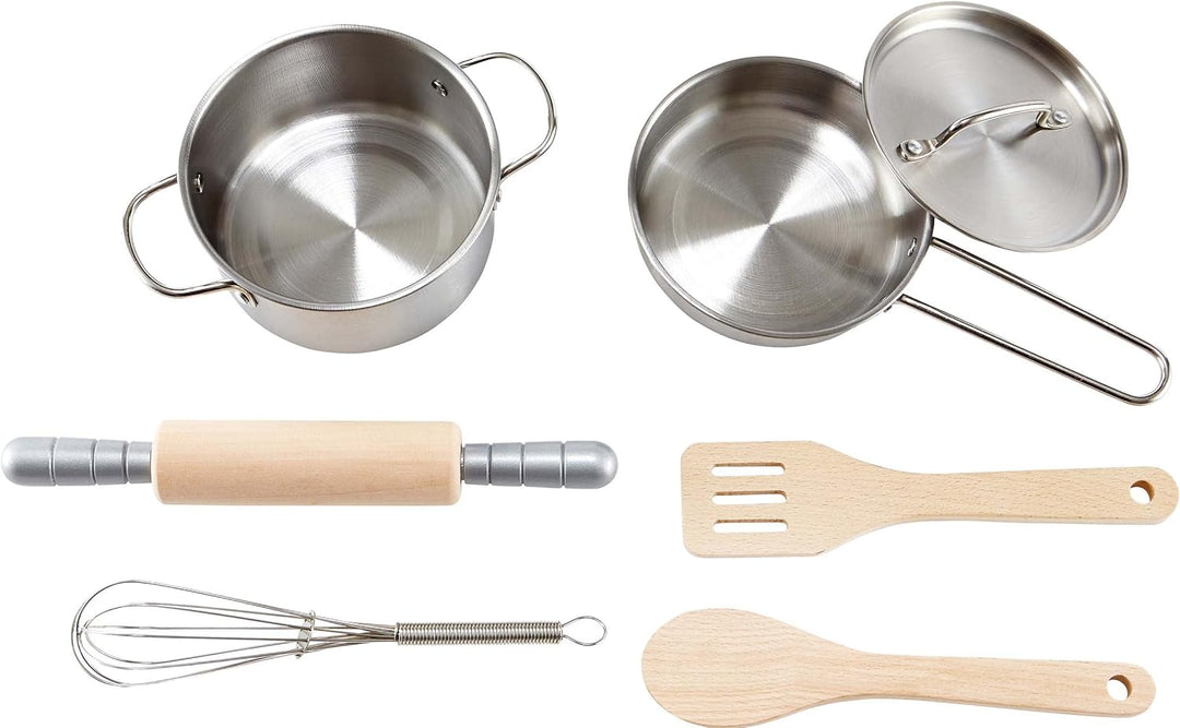 Hape E3137 - Kochset für Küchenchefs, Holzspielzeug, 2630 Jahre vor Ort Garantie Kochset für Küchenc