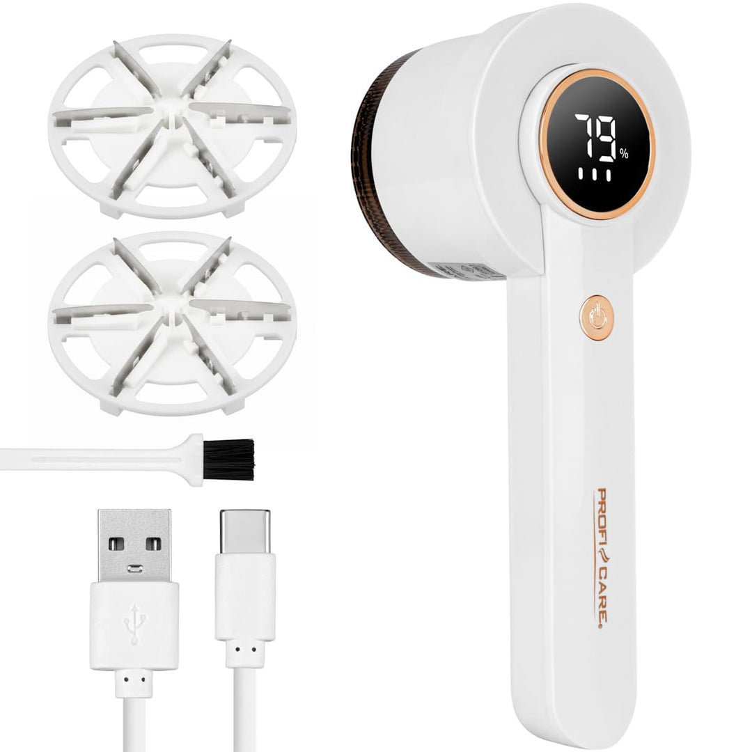ProfiCare® Fusselrasierer elektrisch | Fusseln und kleine Knötchen/Pilling entfernen | mit Akku | fü