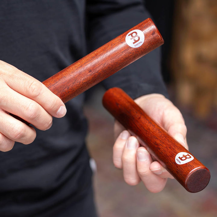 Meinl Percussion Wood Claves Instrument - 1 Paar zylindrische Klanghölzer - Musikinstrument - Indisc