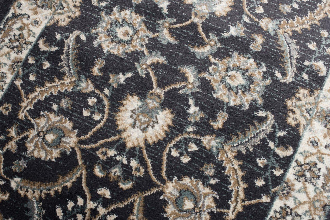 Carpeto Rugs Blumen Teppich Läufer Flur - Orientalisch Teppichläufer - Kurzflor, Weich - Flurläufer