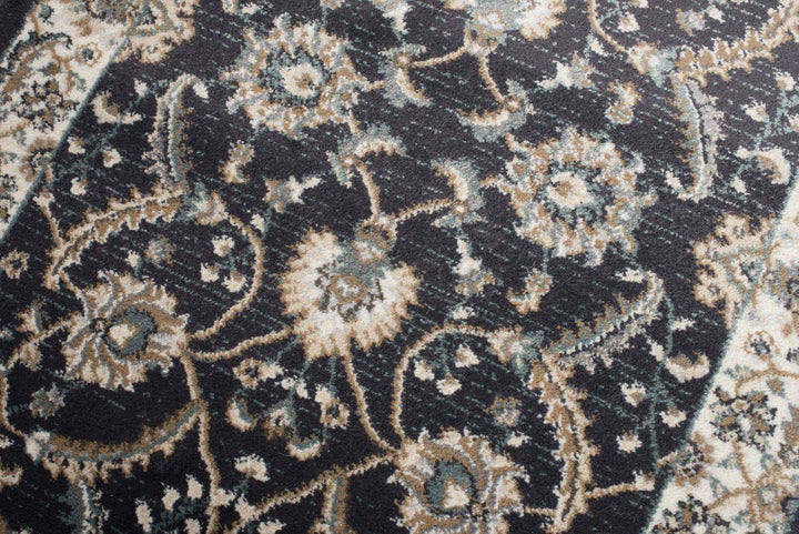 Carpeto Rugs Blumen Teppich Läufer Flur - Orientalisch Teppichläufer - Kurzflor, Weich - Flurläufer