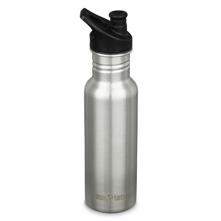 Klean Kanteen Unisex – Erwachsene Klean Kanteen-1008431 Flasche, Brushed Stainless, One Size , Edels