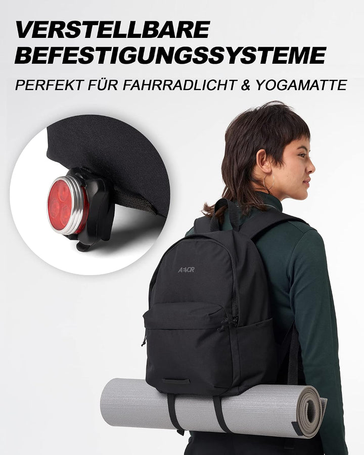 AEVOR Everyday Pack Black Eclipse - Schwarz, Black Eclipse - Schwarz