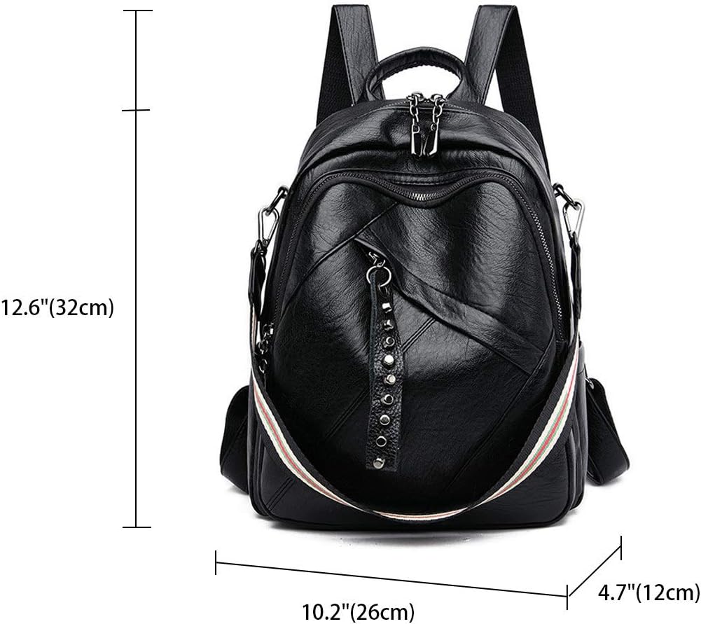 BUKESIYI Damen Tasche Rucksack Handtasche Frauen Backpack Klein Anti Diebstahl Schulrucksack Laptop
