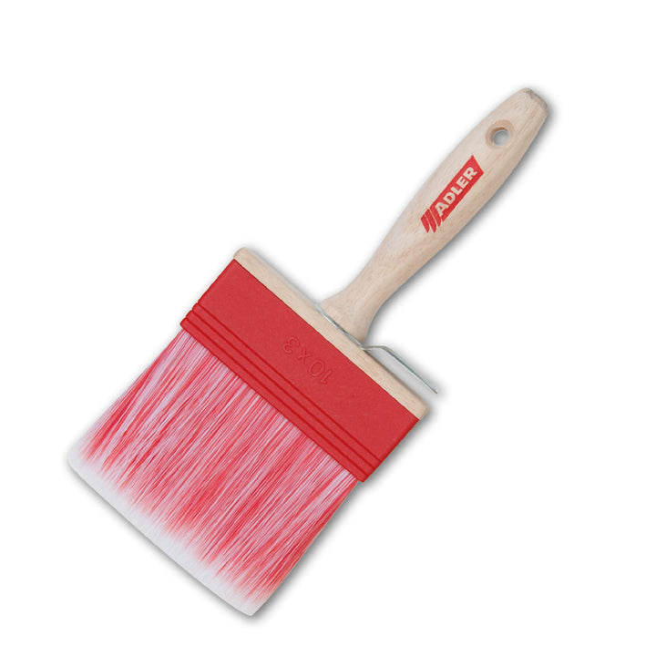 ADLER Lasurpinsel Solvamaxx Plus - 100x30 mm - Flächenpinsel in Profi-Qualität für lösemittelhaltige