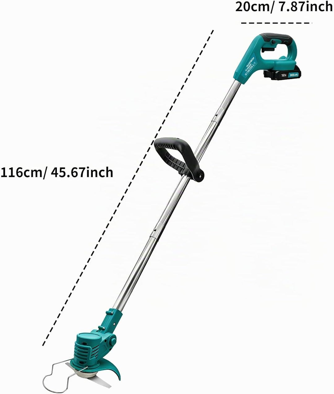 Akku-Rasenmäher für Makita, Batteriebetriebener Rasentrimmer mit 18V, Kabelloser Elektro-Rasenmäher
