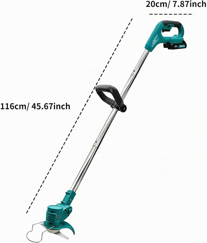 Akku-Rasenmäher für Makita, Batteriebetriebener Rasentrimmer mit 18V, Kabelloser Elektro-Rasenmäher