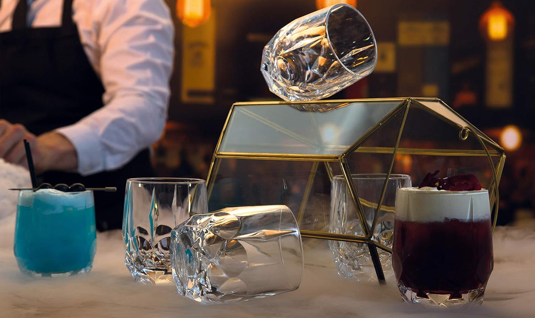 RCR 26526020006 Alkemist Trinkgläser aus Kristallglas, 6er-Set Tumblers, Glas, White n / a, n / a