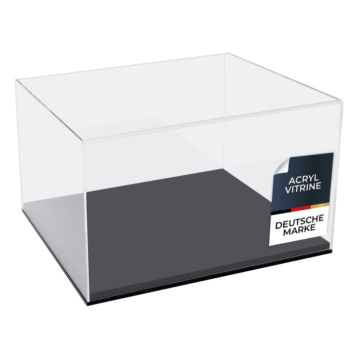 HMF 46806 Acryl Vitrine / Schaukasten für Modellautos, Figuren | 32 x 28 x 20 cm | Transparent 32 cm