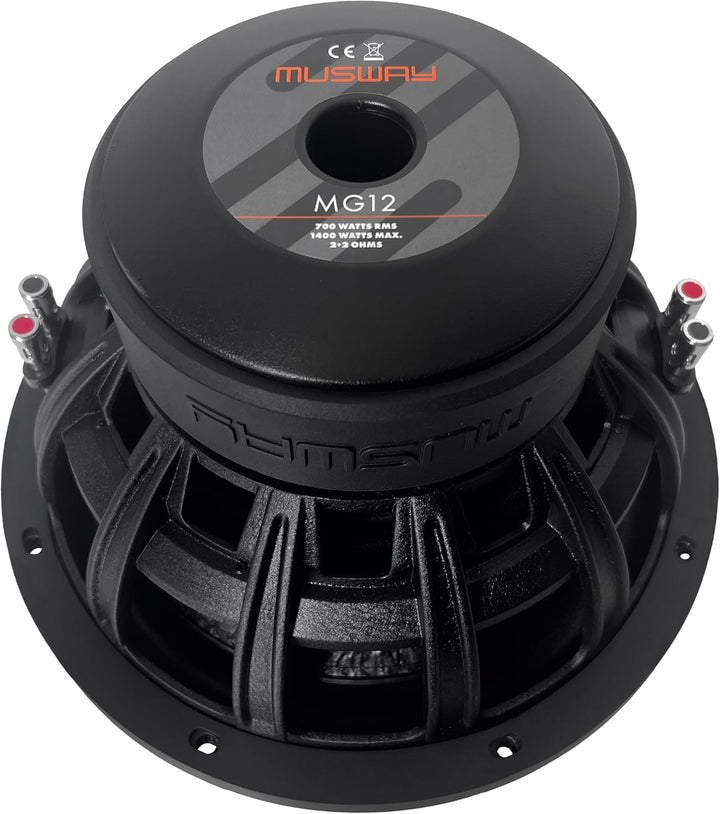 Musway MG12-30 cm (12") Sound Quality Car-HiFi Subwoofer | Auto-Subwoofer-Chassis mit 1400W max. - f