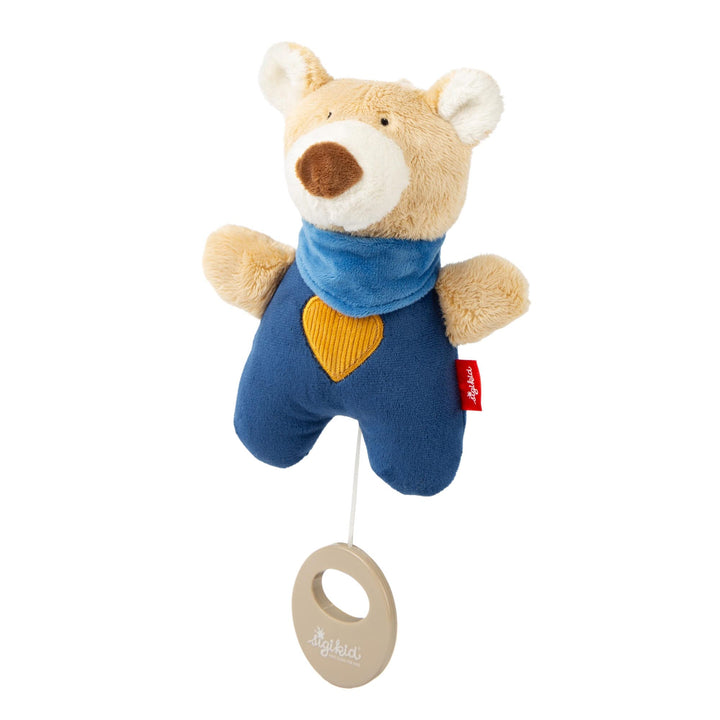 SIGIKID 43186 Mini-Spieluhr Bär, yellow für Mädchen und Jungen von 0 bis 36 Monaten