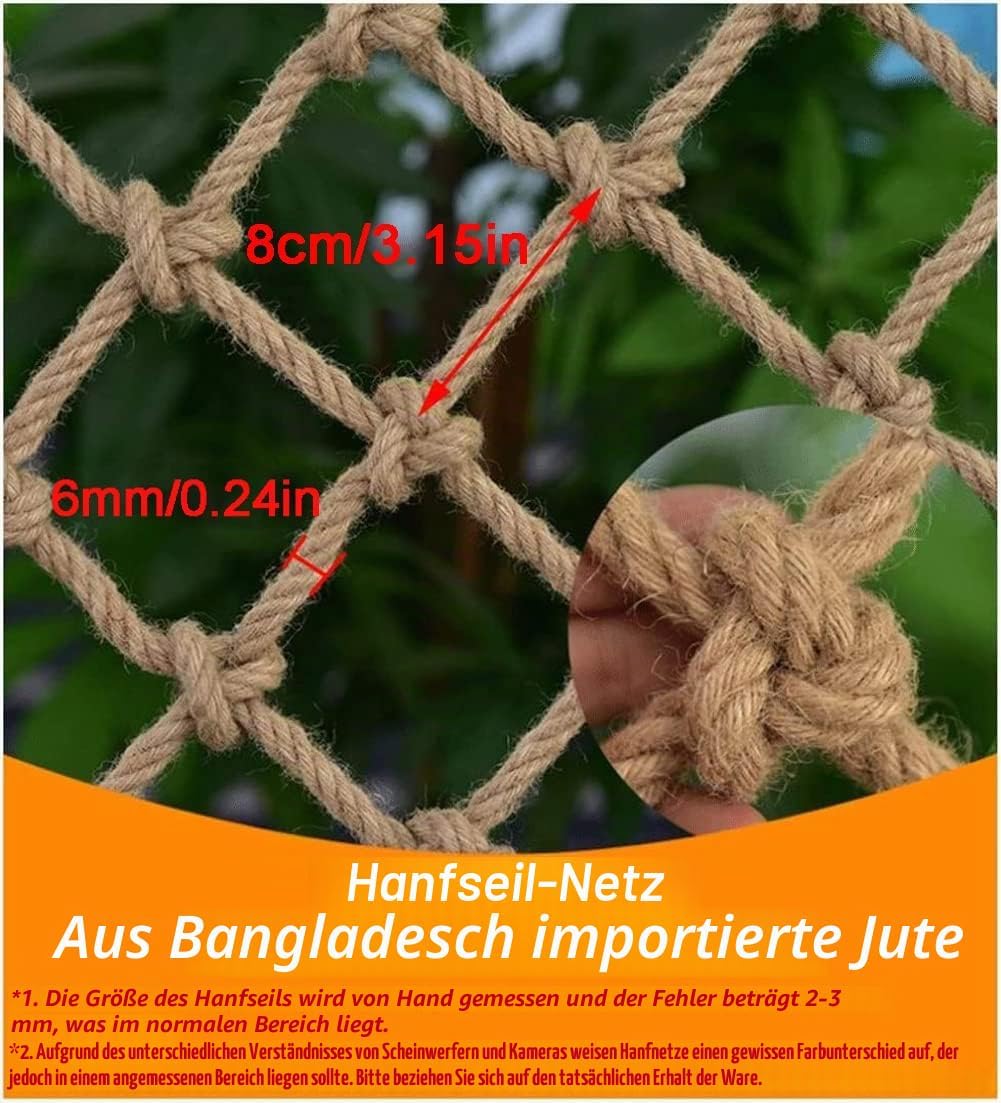 Kinder Sicherheitsnetz,Kletternetz,Treppe Balkon Fallschutznetz Trennwand Deckennetz Spielplatz Schu