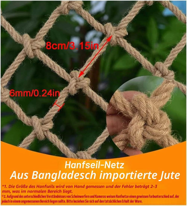 Kinder Sicherheitsnetz,Kletternetz,Treppe Balkon Fallschutznetz Trennwand Deckennetz Spielplatz Schu