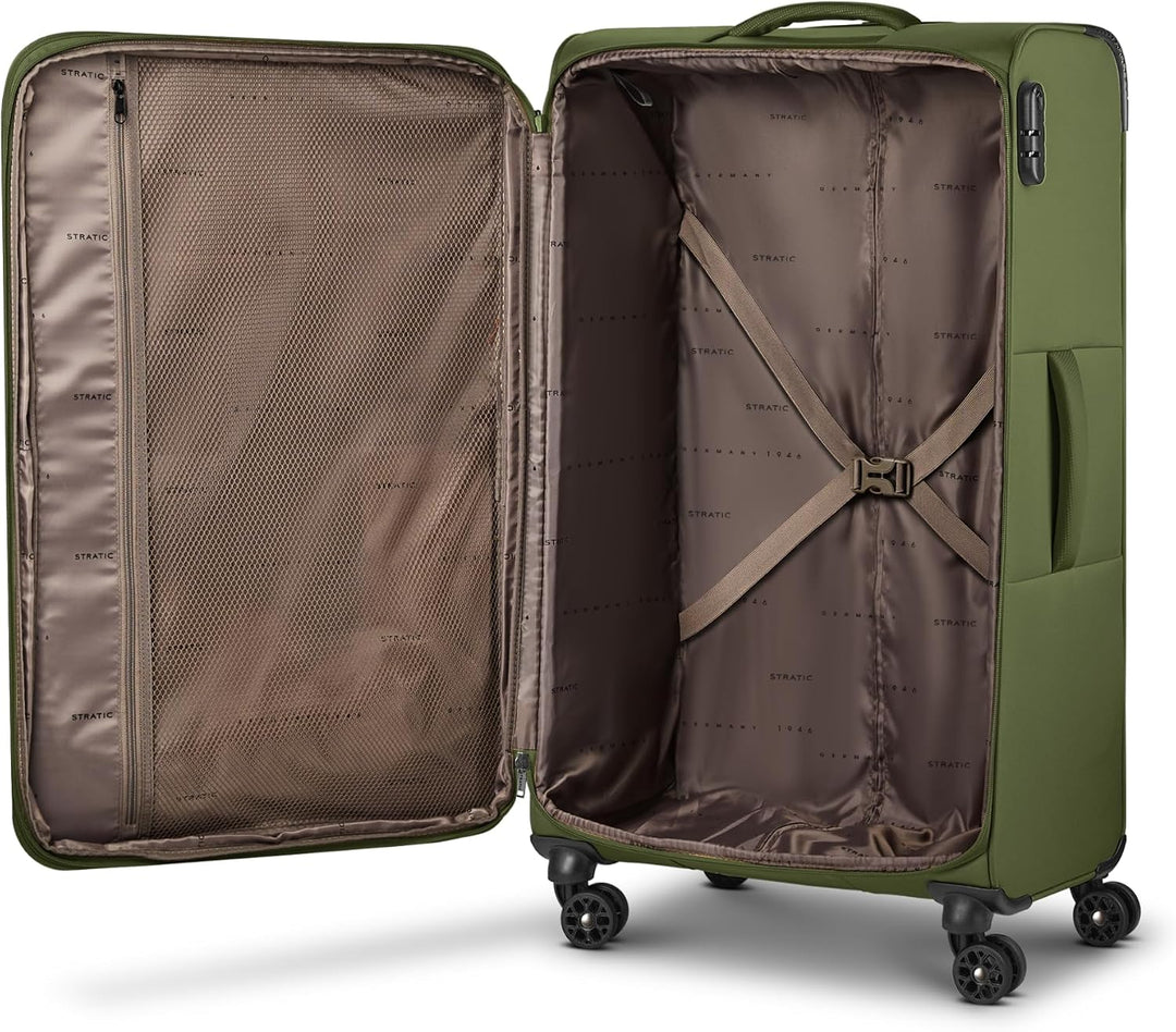 Stratic Check-in Koffer für Damen und Herren | grosser XL Trolley 51 x 31 x 76 cm aus hochwertigem,