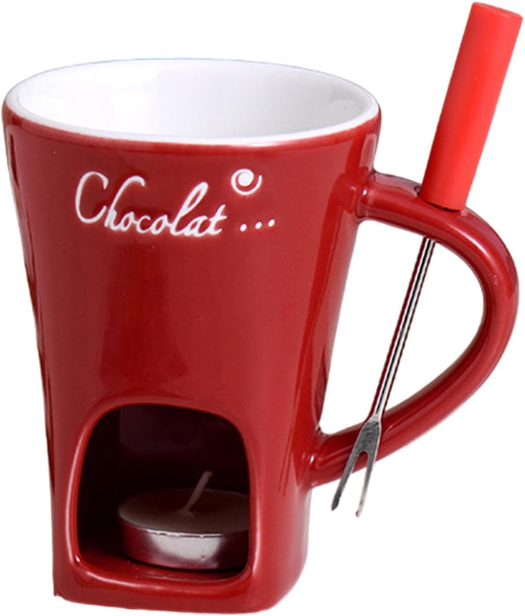Schokoladenfondue-Tassen-Set | Hot Pot Keramik Schmelzbecher Schokoladenfonduetasse | Schmelztopf Te