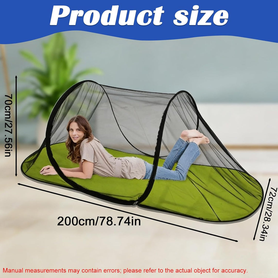 Faltbares Moskitonetz Pop Up, 200 X 72 X 70 cm Moskitonetzbett, Moskitonetz Reise, Tragbares Camping