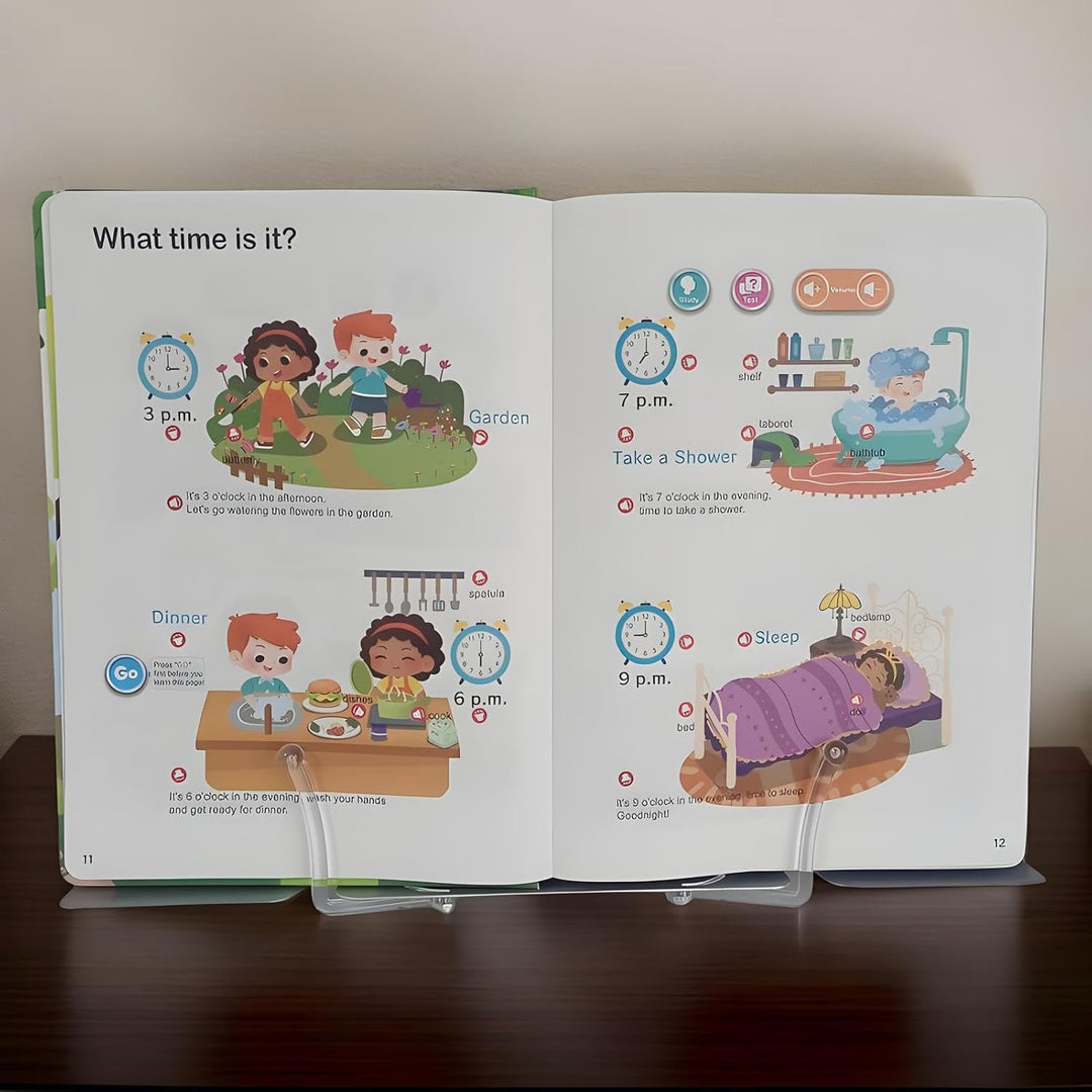 First English Words Book Sound, interaktives sprechendes Lernbuch, pädagogische Sprechbücher, Vokabe