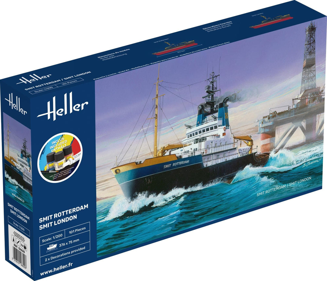 Heller Maquette Bateau : Starter Kit : Smitt Rotterdam