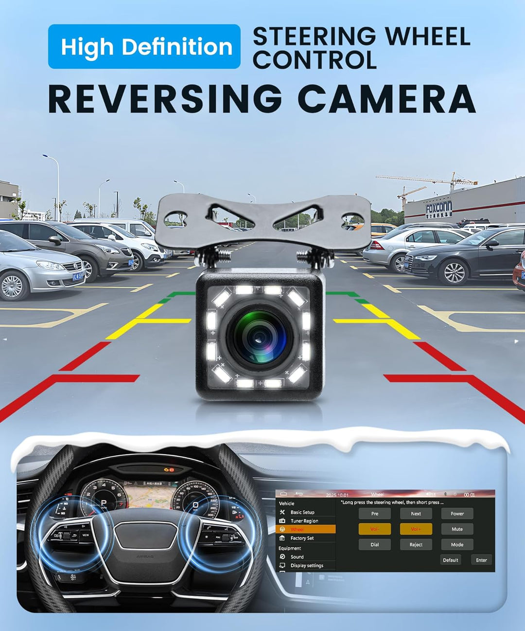 Rimoody Autoradio 1 Din mit Wireless Carplay Android Auto IOS/Android Mirror Link Bluetooth 5.1, 5 Z