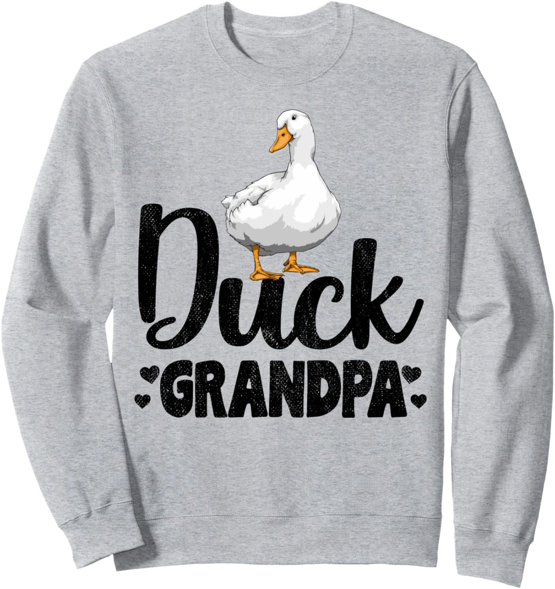 Duck Grandpa Funny Water Ducklings Sweatshirt