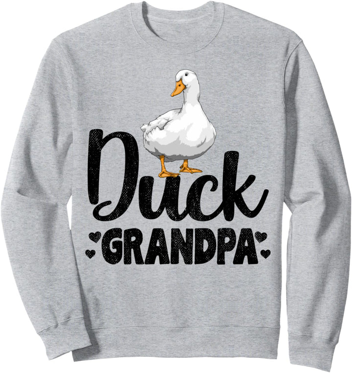 Duck Grandpa Funny Water Ducklings Sweatshirt