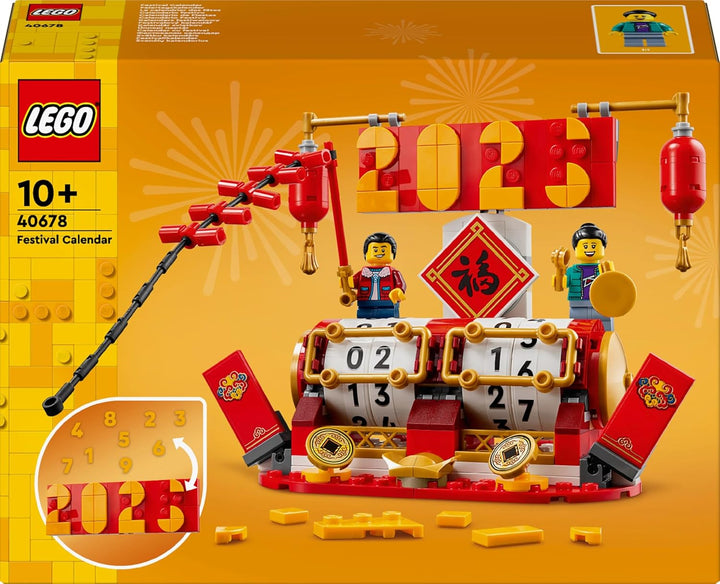 LEGO Feiertagskalender, Geschenk zu chinesischen Feiertagen für Jungen und Mädchen, Bauset zum Mondn