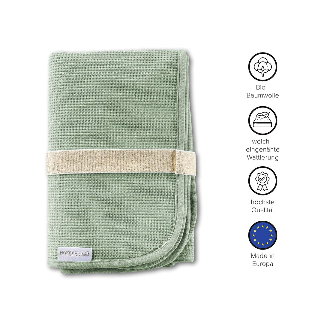 Hofbrucker® Windeltasche, Wickeltasche mit Wickelunterlage für unterwegs, faltbare Wickelclutch mit